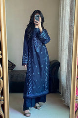 ZIMAL BLUE LAWN 2PC - Stylosefashion