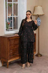 LINA LAWN 2PC ( FARSHI SHALWAR ) - Stylosefashion